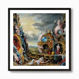 'The Dream Of Satan' Art Print