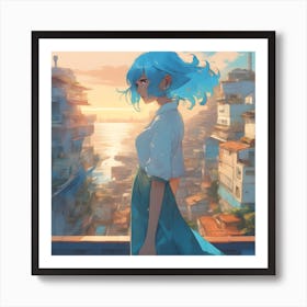 Water Queen Art Print