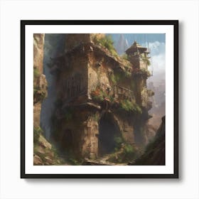 Fantasy Castle 79 Art Print