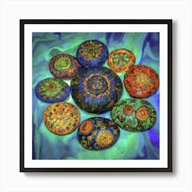 stones deco Art Print