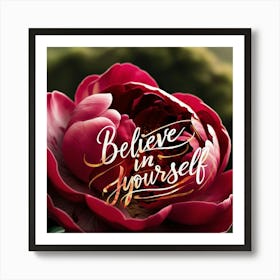 Believe In Yourself 5 Art Print