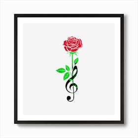 Blooming music Art Print