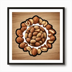 Nuts In A Bowl 4 Art Print