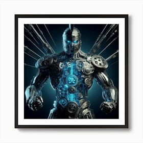 Robot Warrior Art Print