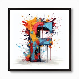 Letter F Art Print