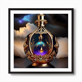 Aromatic Perfume Bottle Art Print