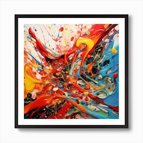Abstract Painting 141 Art Print