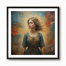 Angel Of Light Art Print Art Print