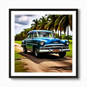 Classic Car In Cuba 5 Art Print