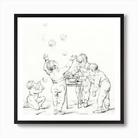 Children, Jean Bernard Art Print