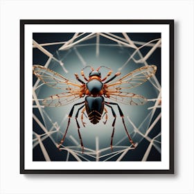 Microscopic Insects Art Print