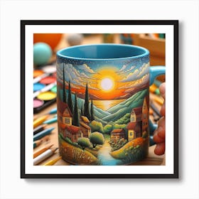 Mug Painting Art Print