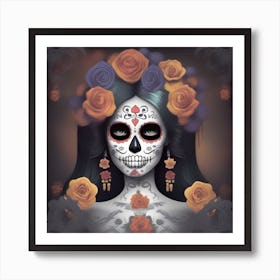 Day Of The Dead Girl Art Print