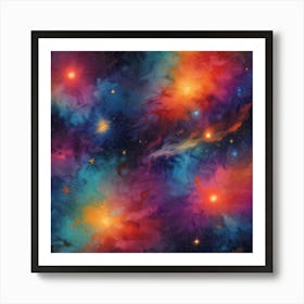 Whispers of the Cosmos 1 Art Print