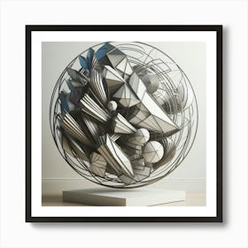 Abstract Sculpture 5 Art Print