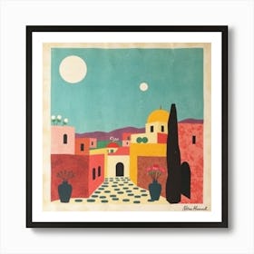 Israeli Village Art Print