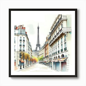 Paris Street 4 Art Print