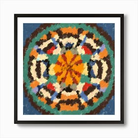 Colorful Mandala Art Print