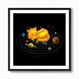 The Center of My Universe Art Print