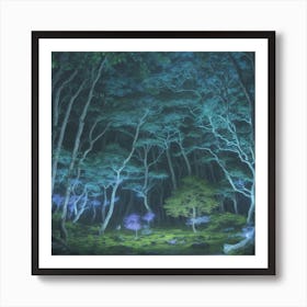 Mystical Forest 1 Art Print