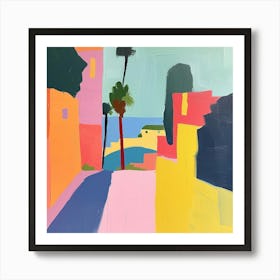 Abstract Park Collection Echo Park Los Angeles 2 Art Print