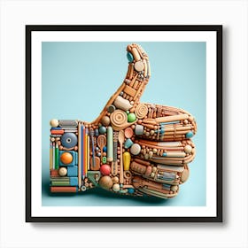 Thumbsup Emoji Art Print