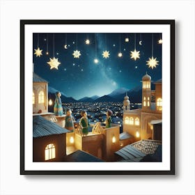 Nativity Scene Art Print