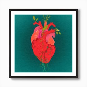 Heart Square Art Print