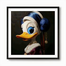 Daisy Duck Art Print