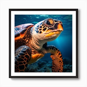 Green Sea Turtle Art Print