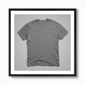 Grey Tee Shirt 1 Art Print