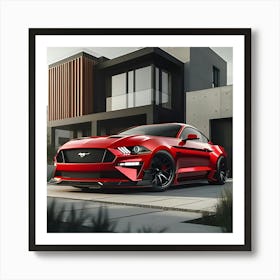 Mustang Gt Art Print