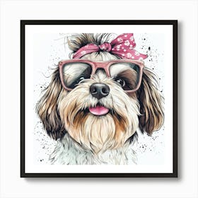 Shih Tzu 26 Art Print