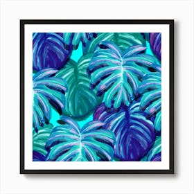 Leaves Tropical Palma Jungle 1 Art Print