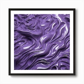 Lavender Fluid Underwater Fractal Pattern By Jacob Lawrence And Francis Picabia Perfect Composit 903494919 Art Print