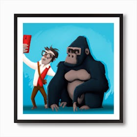 Infamous Gorilla Art Print