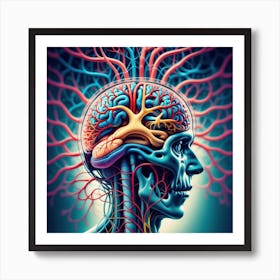 Human Brain 63 Art Print