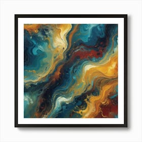 Abstract Painting 116 Art Print