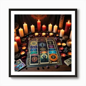 Tarot Cards Art Print