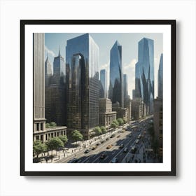 New York City Skyline Art Print