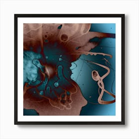 Blue Sea Art Print