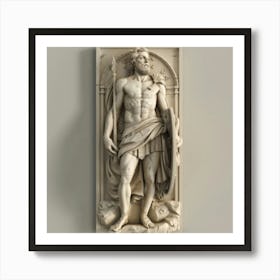 Greek God Art Print