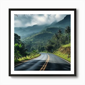 The road Art Print