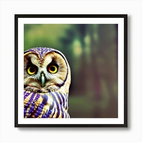 Owl Stock Videos & Royalty-Free Footage Art Print