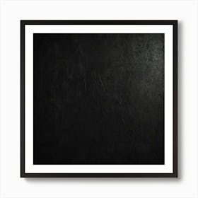 Grunge Texture On Black Backgroun Art Print