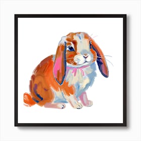 Holland Lop Rabbit 03 Art Print