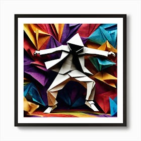 Origami Dancer 62 Art Print