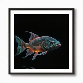 alian Fish Art Print