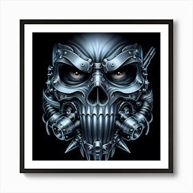 Steampunk Skull 1 Art Print