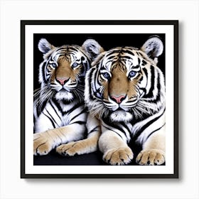 Tiger Eyes Art Print Art Print